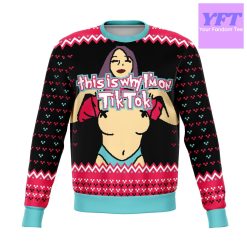 Tiktok Reason Meme 2022 Design 3d Ugly Christmas Sweater