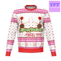 Tinsel Tits Funny Swater Meme 2022 Design 3d Ugly Christmas Sweater