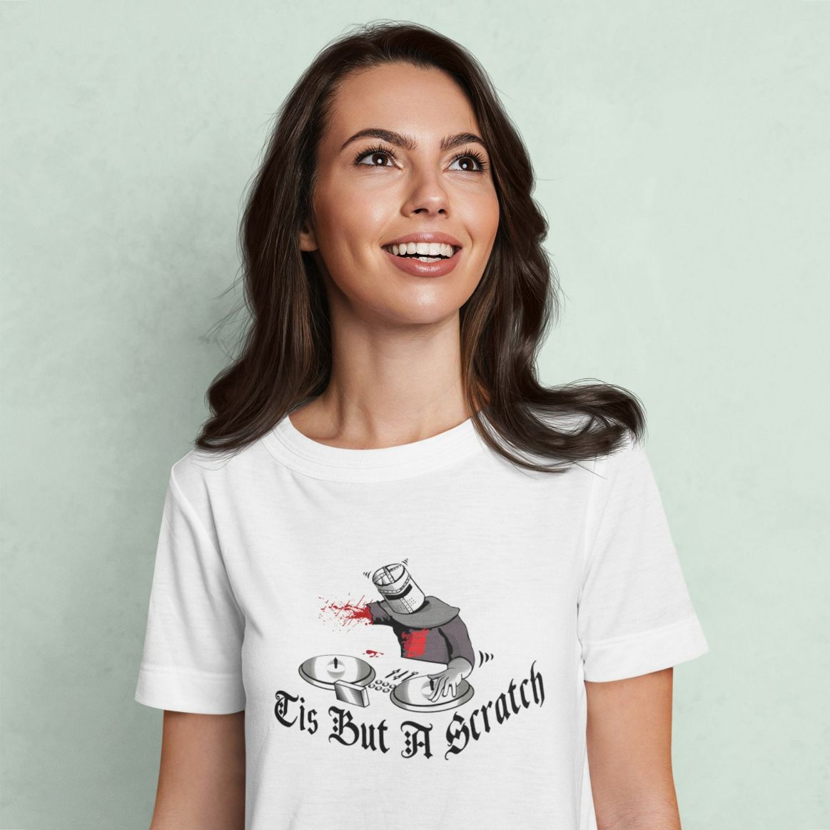 Tis But A Scratch  Monty Python Inspired T-Shirt