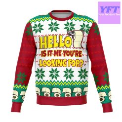 Tissue Hello Meme 2022 Design 3d Ugly Christmas Sweater