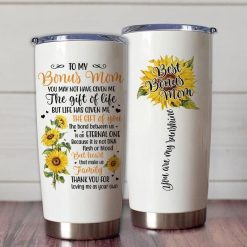 To My Bonus Mom Mom Gift Stainless Steel Cup