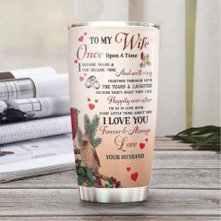 To Wife Cardinal Stainless Steel Cup