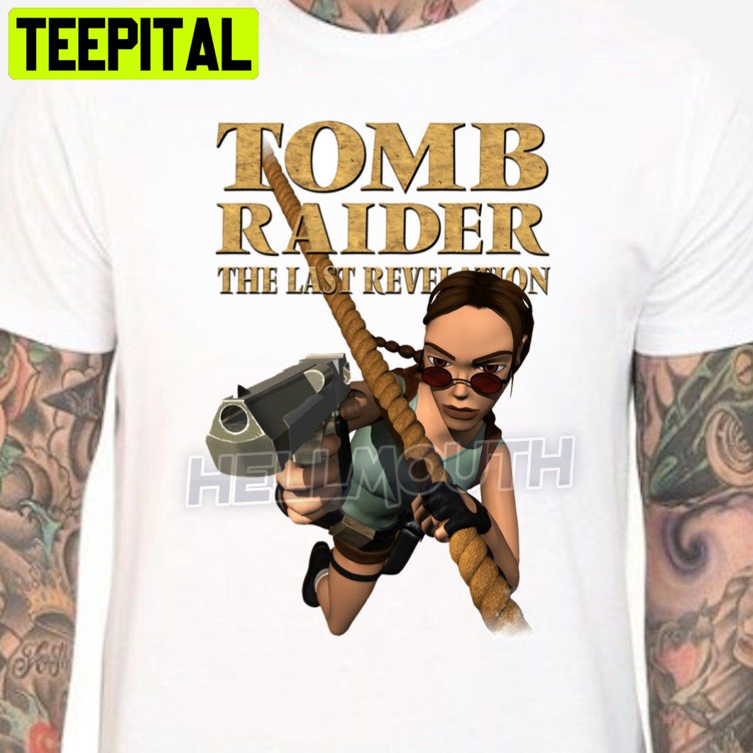 Tomb Raider Lara Croft The Last Revelation Halloween Trending Unsiex T-Shirt