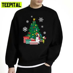 Touche Turtle And Dum Dum Around The Christmas Tree Unisex Sweatshirt