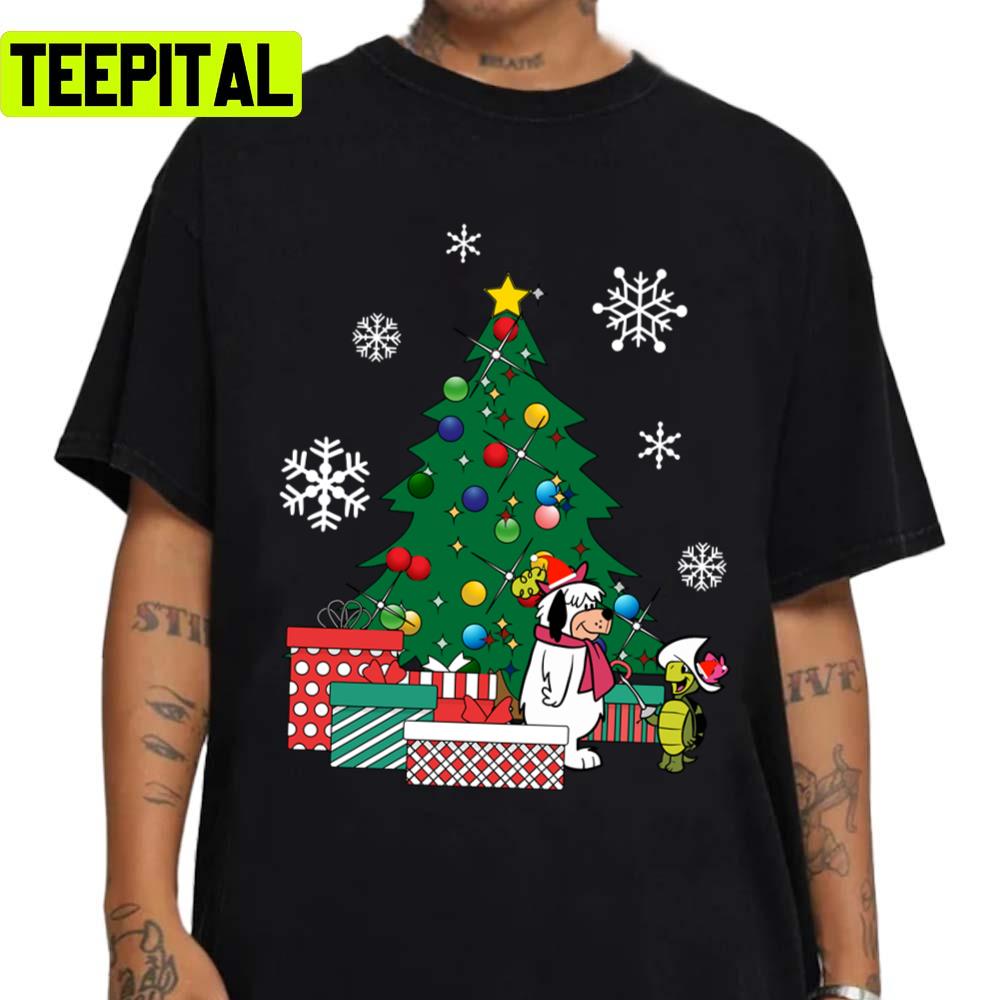 Touche Turtle And Dum Dum Around The Christmas Tree Unisex Sweatshirt