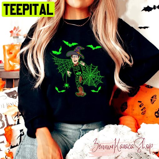 Toy Story Skeleton Halloween Characters Trending Unisex Shirt