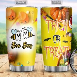 Trick Or Treat Boo Bees Stainless Steel Cup