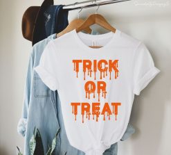 Trick Or Treat Matching Halloween Shirt