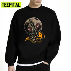 Trick R Treat Sam Halloween Voodoo Doll Illustration Unisex Sweatshirt