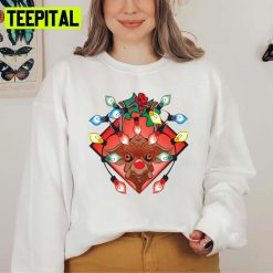 Unhappy Reindeer Christmas Design Xmas Unisex Sweatshirt