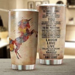 Unicorn Today Is A Good Day Stainless Steel Cup