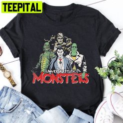 Universal Monsters Vintage Halloween Trending Unisex Shirt