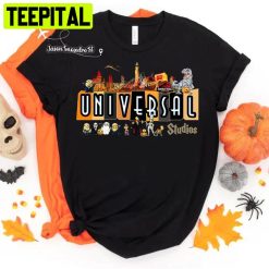 Universal Studios Family Universal Horror Nights Halloween Trending Unisex Shirt