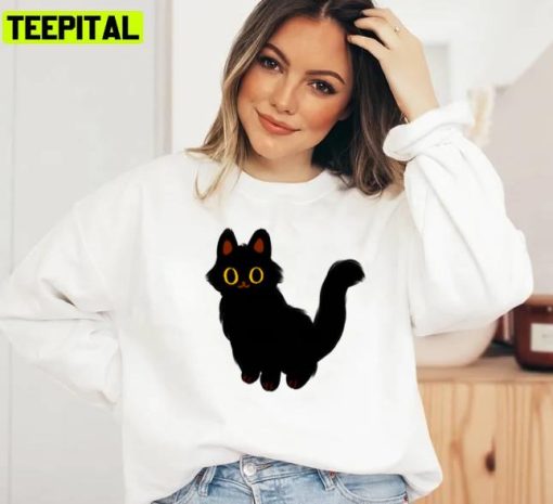 Vanessa Stockard Trending Black Cat Unisex Sweatshirt