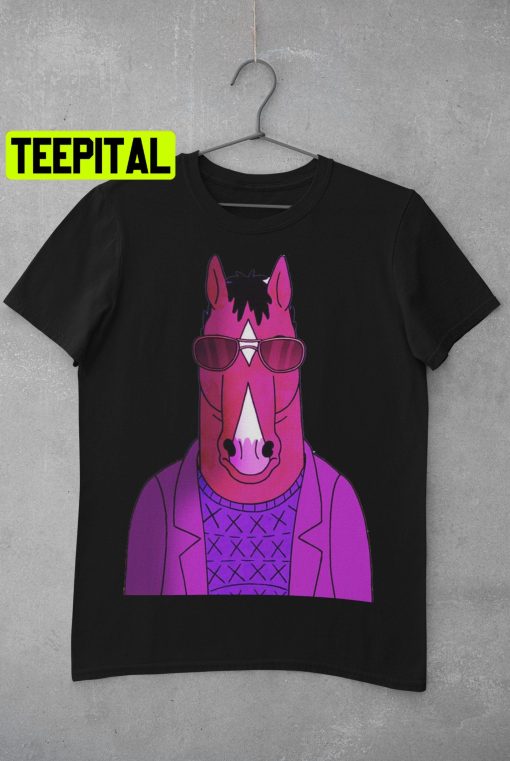 Vaporwave 80s Style Bojack Horseman Trending Unisex Shirt