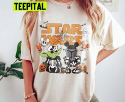 Vingtage Star Wars Halloween Pumpkin Trending Unisex Shirt