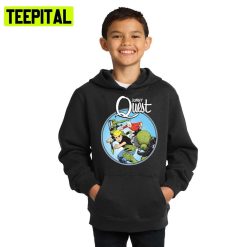 Vintage Art Of Jonny Quest Lizard Men Hoodie