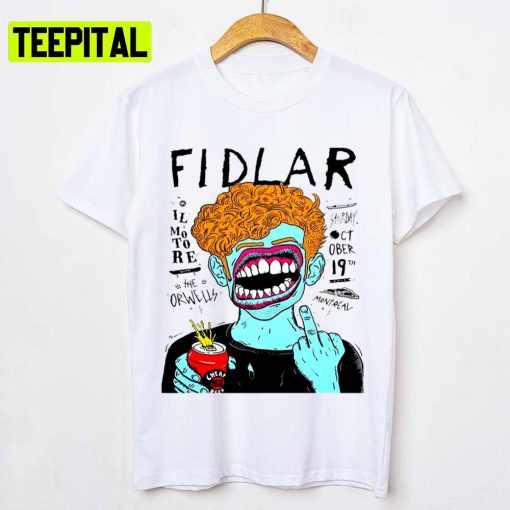 Vintage Design Album Cover Fidlar Graphic