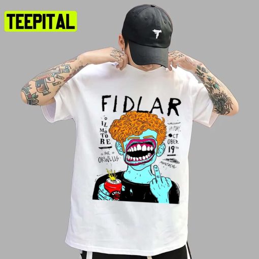 Vintage Design Album Cover Fidlar Graphic