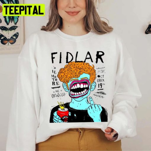 Vintage Design Album Cover Fidlar Graphic