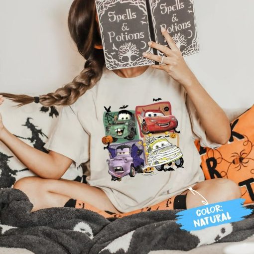 Vintage Disney Cars Characters Halloween T-Shirt