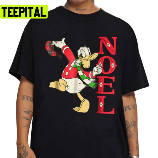 Vintage Donald Duck Noel Holiday Unisex Sweatshirt