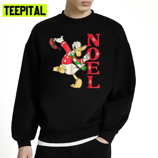 Vintage Donald Duck Noel Holiday Unisex Sweatshirt