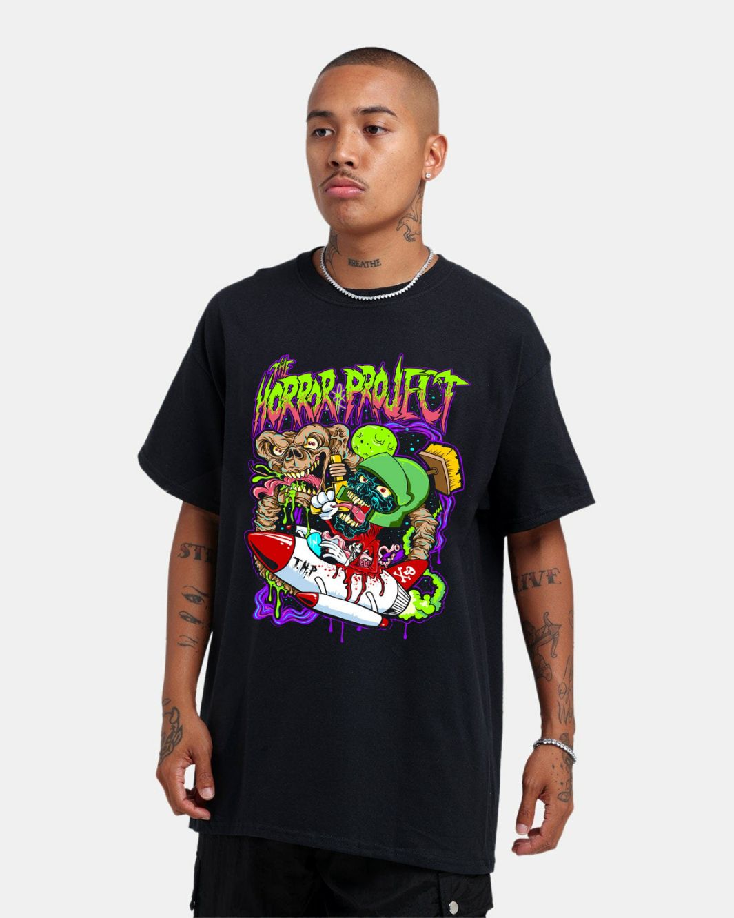 Vintage Horror Zoombie T-Shirt