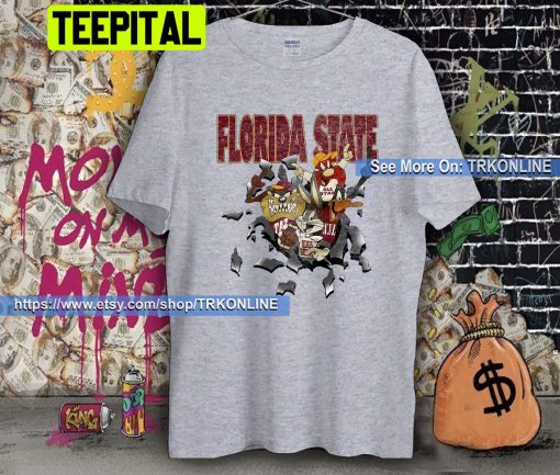 Vintage Ncaa Florida State Seminoles Looney TunesTrending Unisex Shirt