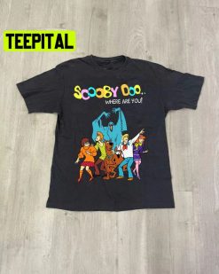 Vintage Scooby Doo Where Are You Ghost Funny Halloween Trending Unisex Shirt