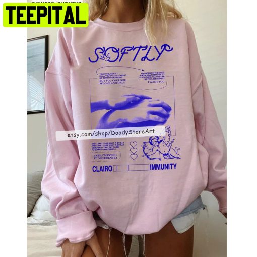 Vintage Softly Clairo Premium Softly Album Clairo Trending Unisex Shirt