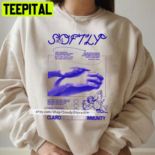 Vintage Softly Clairo Premium Softly Album Clairo Trending Unisex Shirt