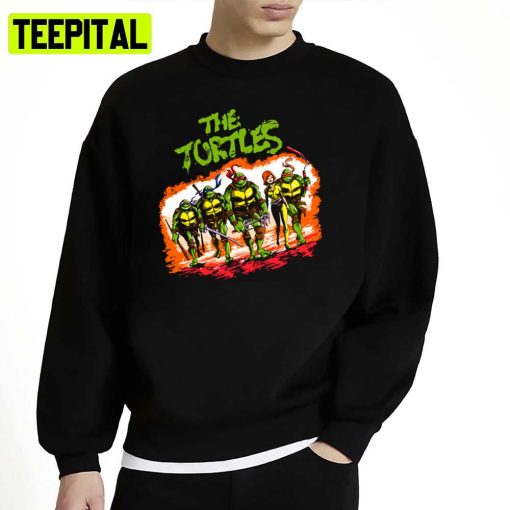 Vintage The Ninja Turtles Superhero Cartoon Movie Unisex Sweatshirt