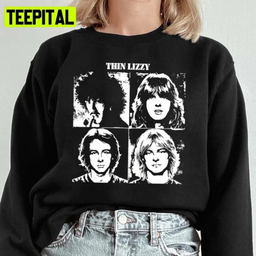 Vintage Thunder And Lightning Thin Lizzy 70s Unisex Sweatshirt