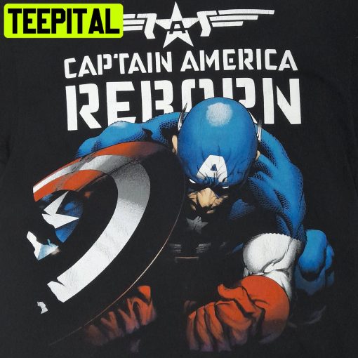 Vintage Y2k Captain America Reborn Marvel Mad Engine Big Trending Unisex Shirt