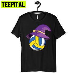 Volleyball Witch Halloween Trending Unisex Shirt