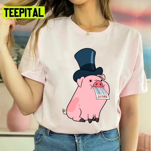 Waddles Funny Pig Design Unisex Sweatshirt