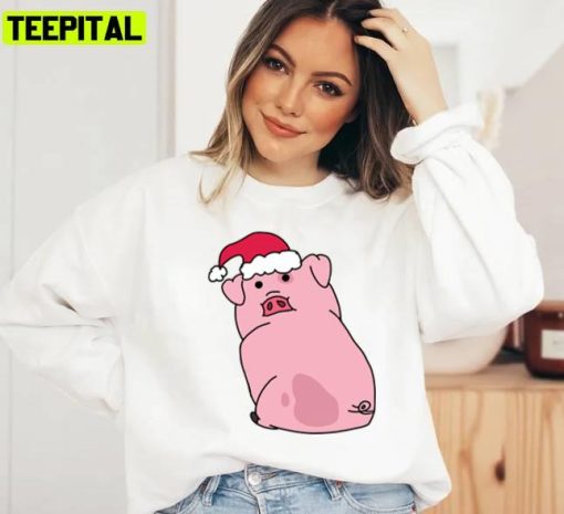 Waddles The Pig Christmas Unisex Sweatshirt