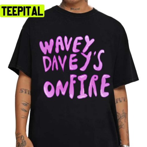 Wavey Davey’s On Fire Glass Animals Unisex T-Shirt