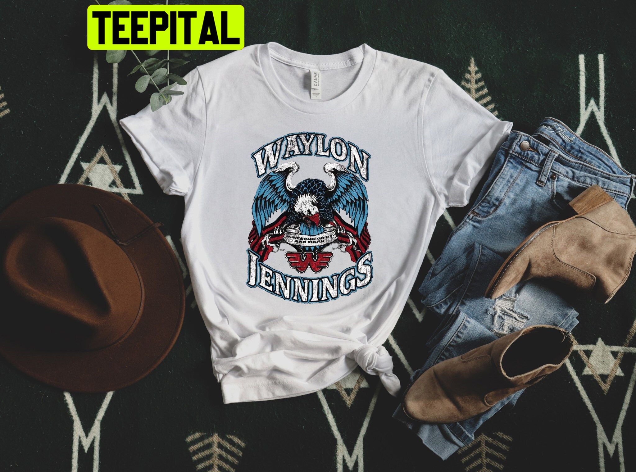 Waylon Jennings Country Music Trending Unisex Shirt