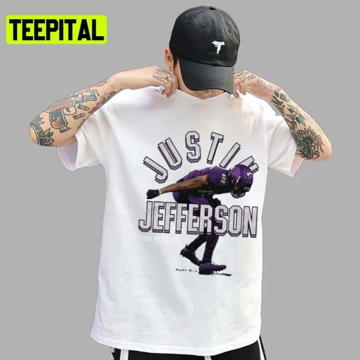 Wearing Purple Justin Jeffer Minnesota Vikings Unisex T-Shirt