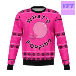 What’s Poppin Meme 2022 Design 3d Ugly Christmas Sweater