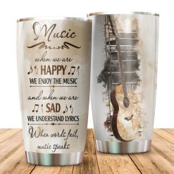When Words Fail Music Speaks Stainless Steel Cup