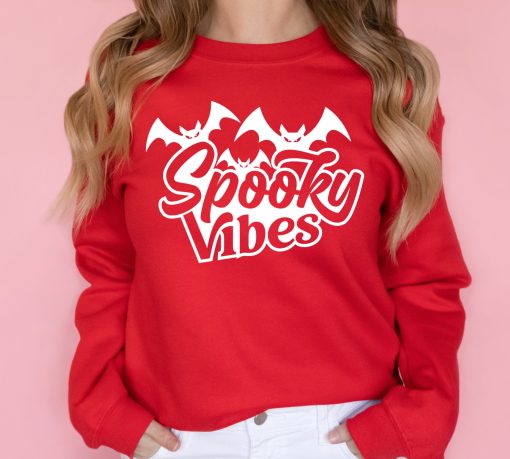 White Art Funny Spooky Spooky Season Pumpkin Halloween Unisex Sweatshirt