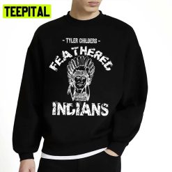 White Art Tyler Childers Feathered Indians Unisex Sweatshirt