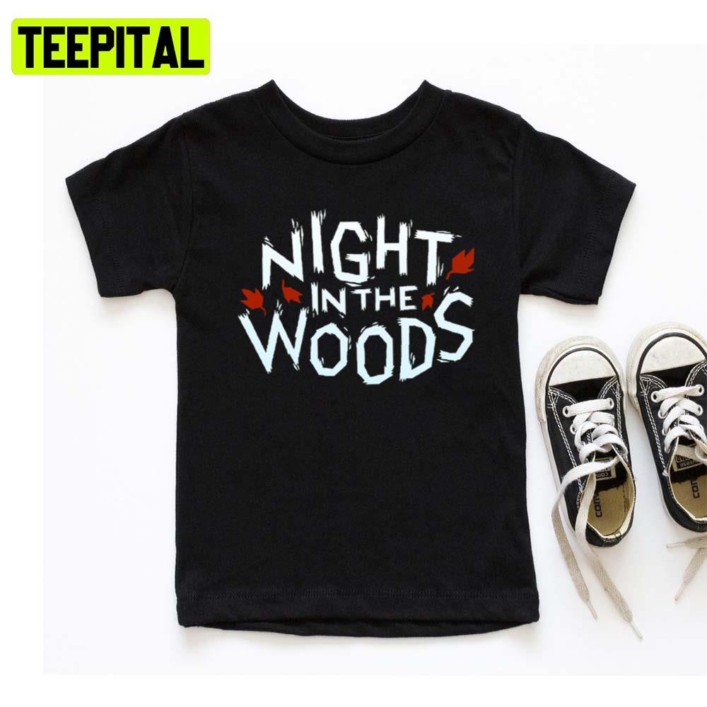 White Text Logo Night In The Woods Hoodie