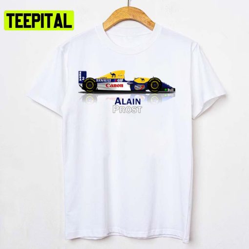 Williams Renault Fw15 Alain Prost Formula 1 Car Racing F1 Unisex T-Shirt