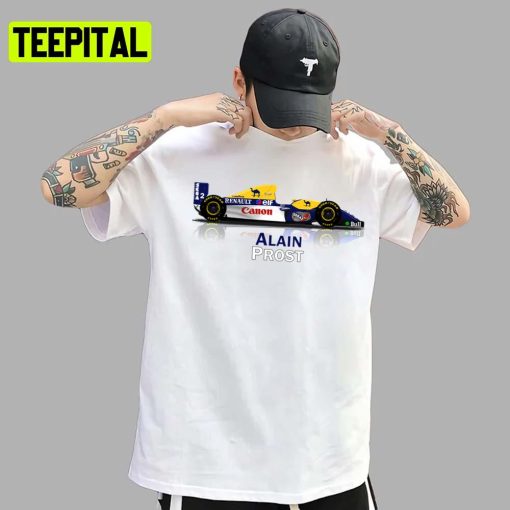 Williams Renault Fw15 Alain Prost Formula 1 Car Racing F1 Unisex T-Shirt