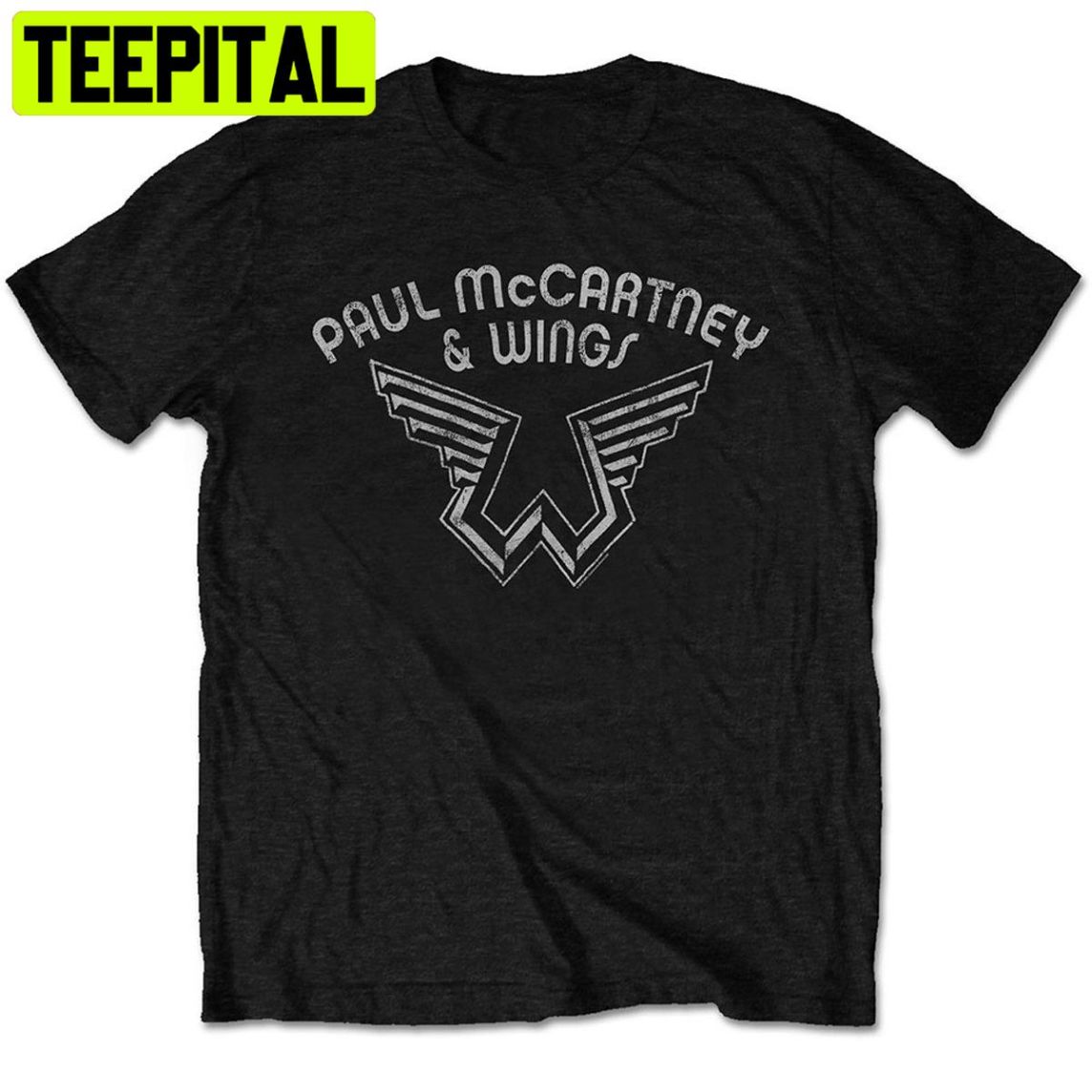 Wings Logo Paul Mccartney Black Trending Unisex Shirt