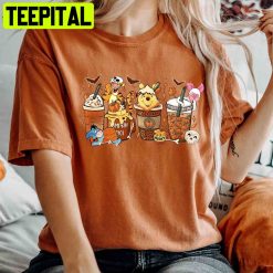 Winnie The Pooh Halloween Coffee Cup Trending Unisex Shirt
